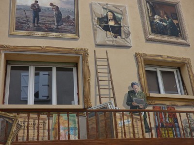 Fresque Rose Valland - St Etienne de St Geoirs